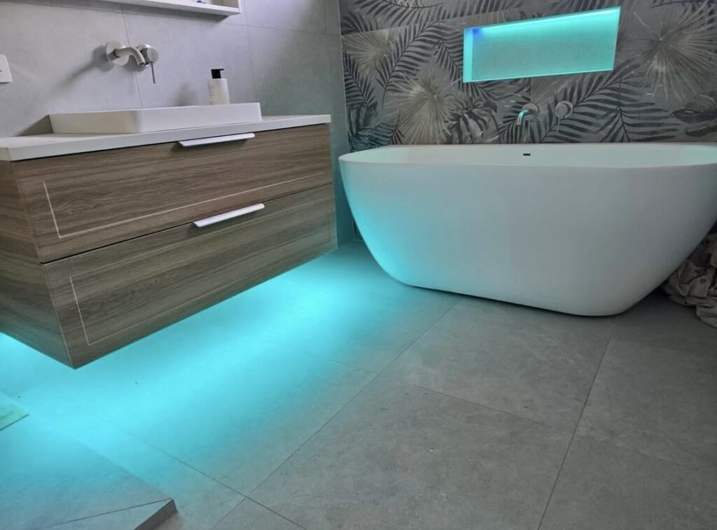 bathroom tiling